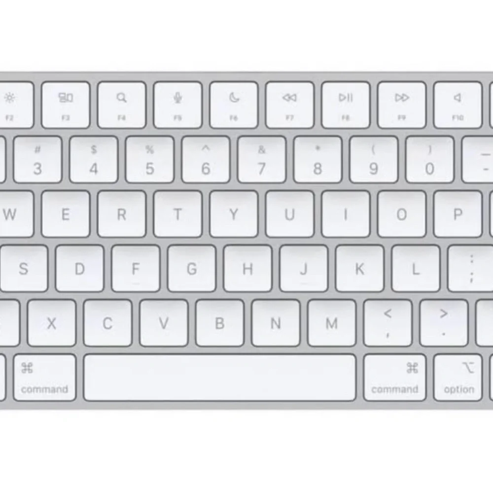 Apple Keyboard - Sleek Silver and White